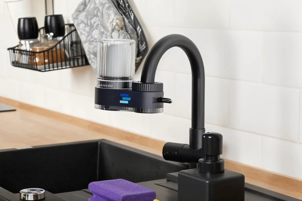 Soffione doccia purificante